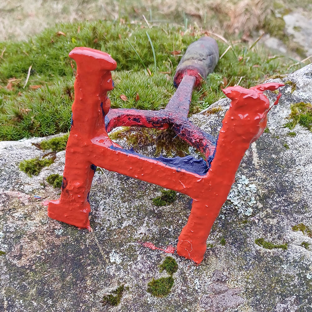 Hill Top Farm, Red H, sheep brand